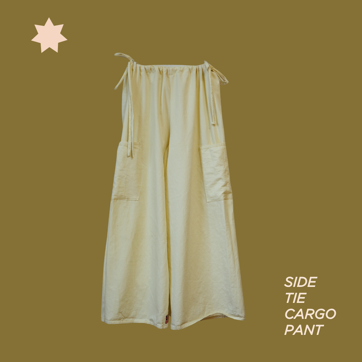 A Sewing Workshop | side tie cargo pants | Sunday June 7th | 12-2P